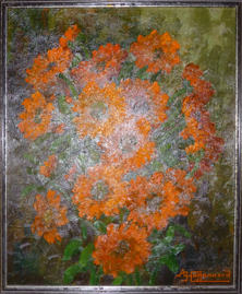 Oil on canvas by Adeline Hugonnard